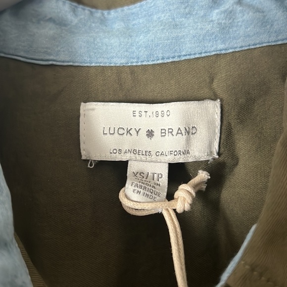 Lucky Brand: Green Burton Down: New with Tags: xs - Picture 3 of 4